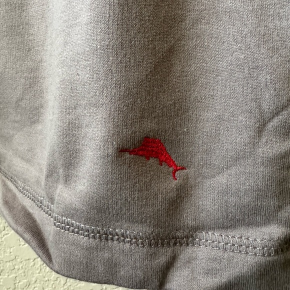 Tommy Bahama Quarter (1/4) Zip Top - Large - Gray - Picture 4 of 5